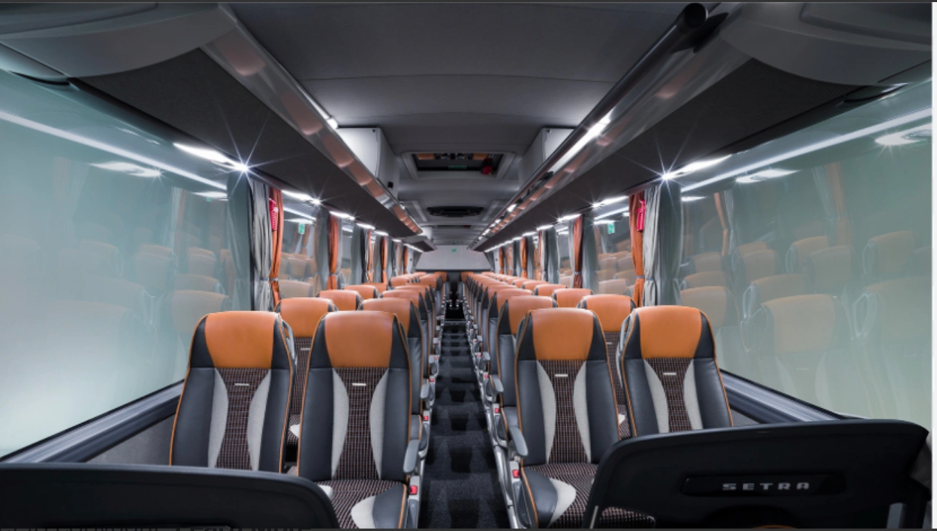 luxury coach bus interior